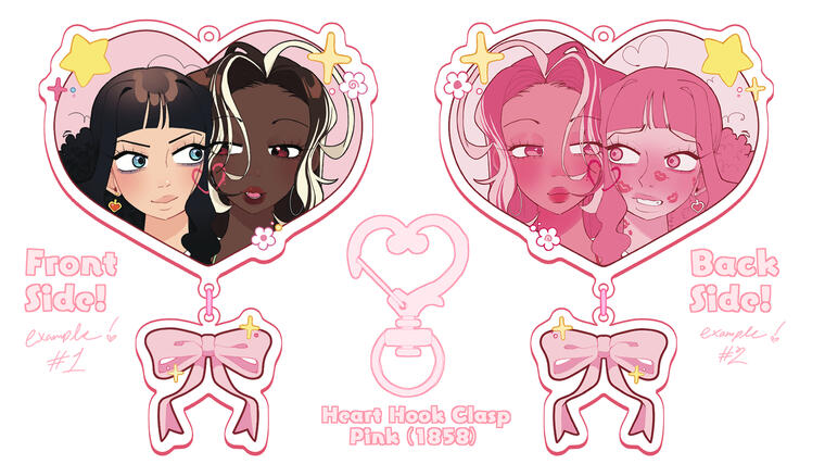 Oc x Cannon One Piece Fanletter Marrow(brook fangirl) x Irene Keychain Concept Design