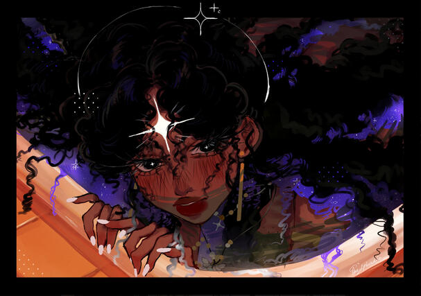 Astra Hanni OC Painting